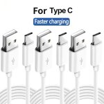 Cbles de tlphone portable usb type c 3a, cordon de charge rapide, cble adaptateur usb pour samsung ...