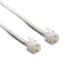 Cãƒâ¢ble téléphonique rj11 pour modem, contacts dorés 10 m Cãƒâ¢ble téléphonique rj11 pour modem, contacts dorés 10 m