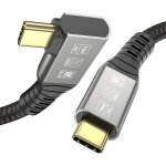 Cable thunderbolt 4 1m, usb c cable supporte transfert de donnes 40gbps / vido 8k@60hz / super fast ...