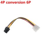 Cble de transfert 4p vers sata mle, 2 pices, ct sata, rvolution vers grand disque dur 4 broches ...