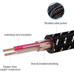 Câble trs 6. 35mm symétrique tressé de qualité supérieure 1, 8m, câble guitare 6. 35mm à 6. 35mm, câble ... Câble trs 6. 35mm symétrique tressé de qualité supérieure 1, 8m, câble guitare 6. 35mm à 6. 35mm, câble ...