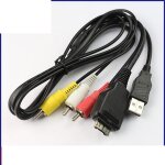 Cble tv 2 en 1 usb et av, pour camras sony vmc - md2 cyber - shot dsc - h55 dsc - w230 dsc - w270 - ...