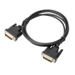 Cble tv universel  double liaison dvi d  1. 8 mle or 24 + 1 broche, parfait pour moniteur tft, lot ...