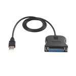 Cble usb 2. 0  25 broches db25 pour imprimante parallle, cordon adaptateur ieee 1284 1mbps 25 broches, ...