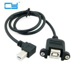 Câble usb 2. 0 / 2. 0 b coudé à 90 , 1m / 3 pieds, pour imprimante, interface mâle / femelle, compatible ... Câble usb 2. 0 / 2. 0 b coudé à 90 , 1m / 3 pieds, pour imprimante, interface mâle / femelle, compatible ...