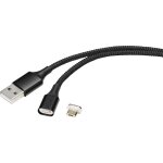 C�ble usb usb 2. 0 usb - a m�le, usb - micro - b m�le 1. 00 m noir connecteur magn�tique rf - 4746074 ...