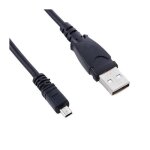 Cable usb 2. 0 - a - mle, mini - usb - 2. 0 - fiche male 8pin, 90cm, noir k1ha08ad0001 pour appareil ...