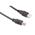 Cble usb 2. 0 a mle vers b mle pour imprimante canon, epson, hp, dell, xerox, samsung, compatible ...