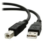 C�ble usb 2. 0 type a vers type b ¿ noir ¿ 1, 50 m ¿ haute vitesse 480 mbit / s ¿ compatible imprimantes ...