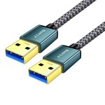 Câble usb 3. 0 a vers a mâle 5 m câble de données usb a mâle vers mâle double extrémité pour boîtiers ... Câble usb 3. 0 a vers a mâle 5 m câble de données usb a mâle vers mâle double extrémité pour boîtiers ...