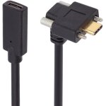 C�ble usb 3. 1 usb - c coud� vers le haut 10 gbit / s m�le vers femelle pour cam�ra realsense vr quest ...