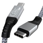 C�ble usb 3. 2 � double t�te droite gen 2 de 240 w c�ble usb - c m�le 20 gbit / s multicolore 1 m