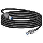 C�ble usb 3 a vers b 4, 9 m 5 gps c�ble d'imprimante usb 3. 0 superspeed usb 3. 0 type a vers b m�le ...