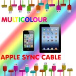 Cable usb 30 pin 1m pour iphone ipad ipod, couleur: jaune