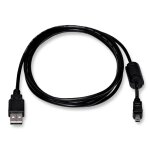 Cble usb pour appareil photo numrique - 1, 8 m - noir - compatible nikon d750, ordinateur, tlvision ...
