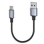 Cable usb c 10cm, 3a cable usb c court charge rapide mini cable usb type c chargeur en nylon tress� compatible ...