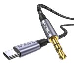 C�ble usb c � 2 m 3, 5 mm aux audio jack, c�ble pour casque st�r�o type - c � 3, 5 mm, compatible avec ...