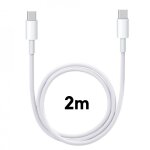 Cable usb - c usb - c 2m pour macbook / macbook air / macbook pro / imac / mac mini phonillico Cable usb - c usb - c 2m pour macbook / macbook air / macbook pro / imac / mac mini phonillico