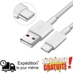C�ble usb type c - charge rapide - chargeur et transfert de donn�es - sync cordon