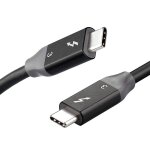 C�ble usb type - c � displayport 40gbps pd 5a 100w pour pro imac thunderbolt 3, charge rapide, noir, ...