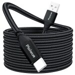 Câble usb c extra long 8 m, pour manette ps5, câble de charge tressé usb de type c, compatible avec samsung ... Câble usb c extra long 8 m, pour manette ps5, câble de charge tressé usb de type c, compatible avec samsung ...