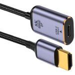 Cble usb - c type c femelle vers hdmi 8k @ 60 hz 4k @ 120 hz pour tablette, tlphone, ordinateur portable ...