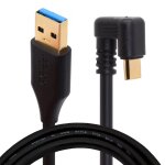 C�ble usb de type c pour gaming, 1, 8 m de long, 180 degr�s, en forme de u, usb c vers usb 3. 0, c�ble ...