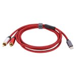 Câble usb type - c mâle vers 2 rca mâle, adaptateur de connecteur 1 à 2 y, cordon séparateur pour tablette ... Câble usb type - c mâle vers 2 rca mâle, adaptateur de connecteur 1 à 2 y, cordon séparateur pour tablette ...