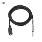 Câble usb type - c mâle vers mâle de 6. 35mm, adaptateur pour enregistrement audio de guitare, câble ... Câble usb type - c mâle vers mâle de 6. 35mm, adaptateur pour enregistrement audio de guitare, câble ...