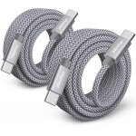Cable usb c vers usb c 3m lot de 2, pd 60w charge rapide pour iphone 15 / 15 plus / 15 pro max, pad pro ... Cable usb c vers usb c 3m lot de 2, pd 60w charge rapide pour iphone 15 / 15 plus / 15 pro max, pad pro ...