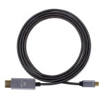 Cble usb type - c vers dp vers displayport, 8k, 30hz, plaqu or, pour ordinateur portable macpro / xdr ...