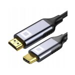 Cble usb - c vers hdmi 2. 0 4k / 60hz, 2k / 240hz, full hd, plug & play, dynamic hdr, adaptateur unidirection ...