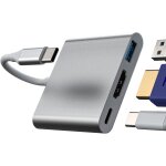 Cble usb c vers hdmi type c otg 4k displayport hub pour apple iphone15 pro max plus pour ipad mac mini ...