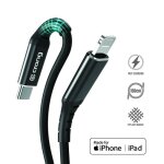 C�ble usb - c vers lightning - crong - armor link - 150cm - mfi - noir