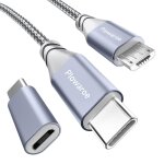 Cble usb c vers micro usb - 2 m - adaptateur usb c vers micro usb - cble de charge android - compatible ...