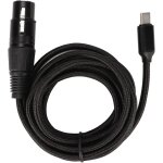 Cble usb c xlr, adaptateur audio xlr femelle vers microphone, cble de microphone (2m). [j277]