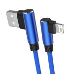 Cble usb de charge rapide a 90 degrs, pour iphone 14 13 12 11 pro x xs max 5 se 6s 7 8 plus, cordon ...