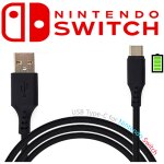 C�ble usb chargeur charge synchro donn�es usb - c type c 3. 1 nintendo switch ns