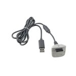 Câble usb chargeur pour manette microsoft xbox 360 - 1, 5 mètre - gris Câble usb chargeur pour manette microsoft xbox 360 - 1, 5 mètre - gris