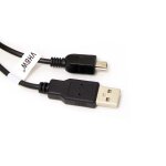 Vhbw c�ble usb de charge compatible avec nikon d7000 - c�ble usb, 100 cm noir