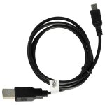 Cble usb a - mini - b 5 ples noir / black, longueur 1m, pour nikon remplace uc - e4, uc - e5