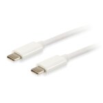 C�ble usb platine usb - c m�le vers usb - c m�le 1m equip couleur white.