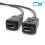 Cble usb standard 5 coeurs, usb b 5 broches femelle  micro usb 5 broches femelle 50cm