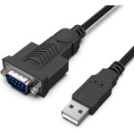 Cble usb vers srie 1, 8 m, cble srie usb vers rs - 232 (9 broches) db9, chipset prolific, windows ...