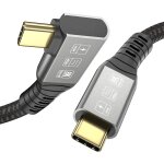 Cable usb4, supporte 40 gbps, 8k@60hz - video, 240w 48v / 5a usb - c vers usb - c cable pour thunderbolt ...