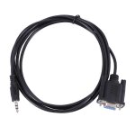 Cble vga femelle db9 9 broches, cble de donnes srie db 9 femelle vers mle stro 3, 5 mm (1 / 8 ...
