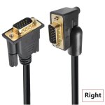 Câble vga rvb 15 broches mâle vers mâle, cordon résistant coudé 90, longueur 0. 5m / 1m / 1. 5m - type ... Câble vga rvb 15 broches mâle vers mâle, cordon résistant coudé 90, longueur 0. 5m / 1m / 1. 5m - type ...