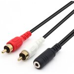 C�ble vid�o cam�ra 3, 5 mm vers rca av, c�ble m�le 3, 5 mm vers fiche m�le 3rca pour c�ble audio st�r�o ...
