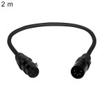 Cble xlr 3 broches femelle vers mle 5 broches, 0. 5 / 1 / 3 / 2m, pour microphone, clairage de scne ...