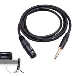 C�ble xlr vers jack st�r�o 6, 35mm, c�ble xlr femelle vers trs pour guitare microphone amplificateur ...